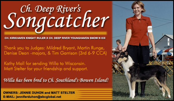 Jennie Duhon -- Ch. Deep River's Songcatcher 