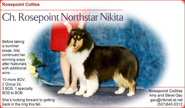 Ch. Rosepoint Northstar Nikita