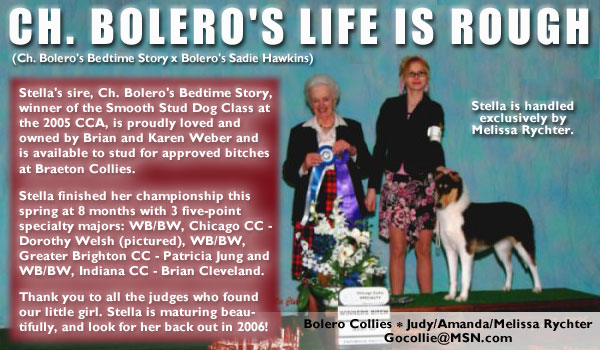 Ch. Bolero's Life Is Rough