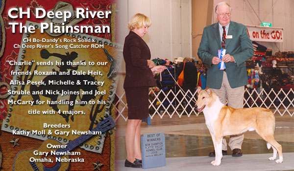 Gary Newsham -- CH Deep River The Plainsman