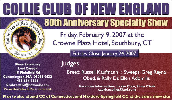 Collie Club of New England -- February 9, 2007