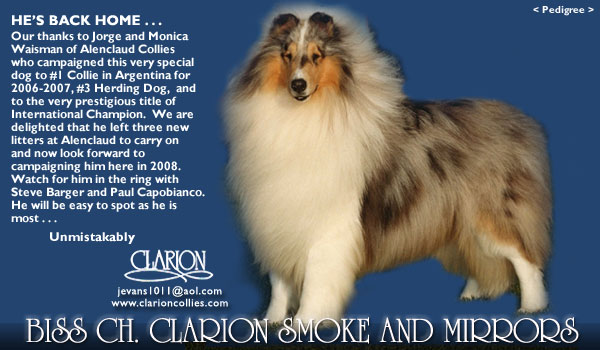 Clarion -- CH Clarion Smoke And Mirrors