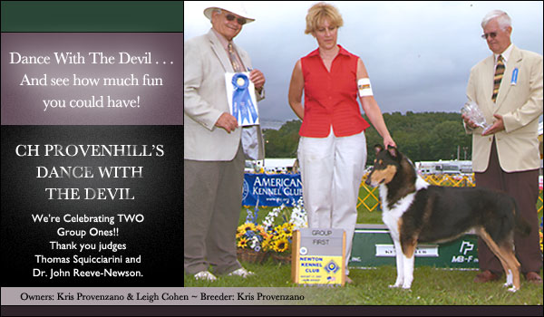 Provenhill -- CH Provenhill's Dance With The Devil