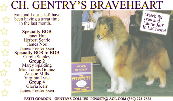 Gentry -- CH Gentry's Braveheart