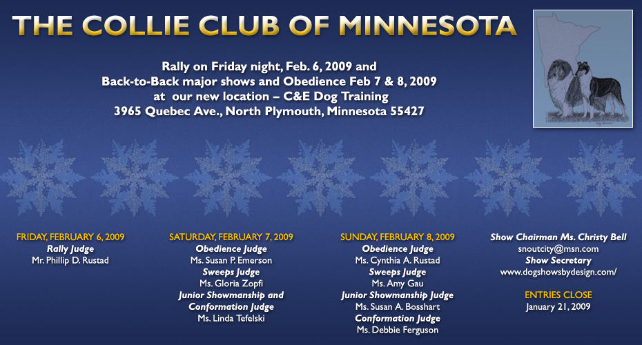 Collie Club of Minnesota -- February 6-8, 2009