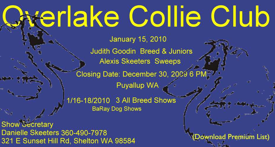 Overlake Collie Club -- 2010 Specialty Show