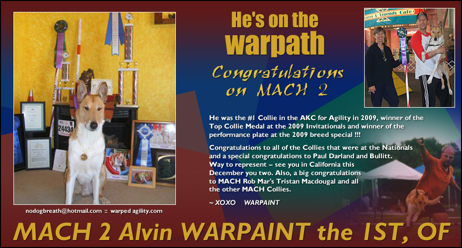 Stephen Karpie -- MACH 2 Alvin Warpaint The 1st, OF