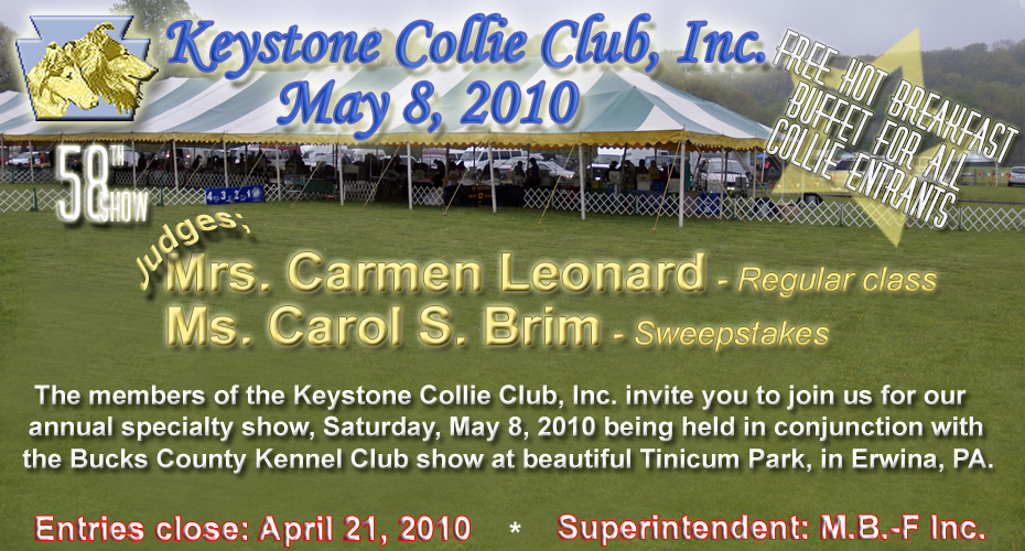 Keystone Collie Club -- 2010 Specialty Show