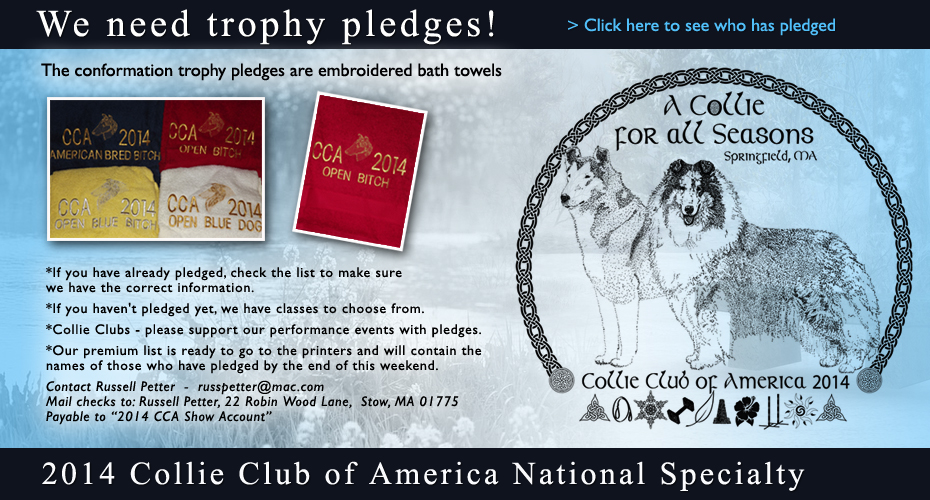 Collie Club of America -- 2013 CCA Trophy Committee