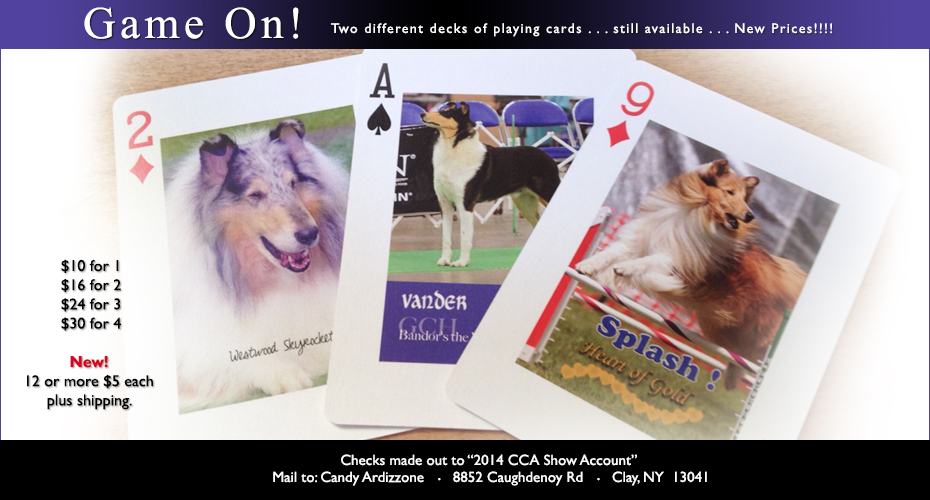 Collie Club of America -- Collie Playing Cards