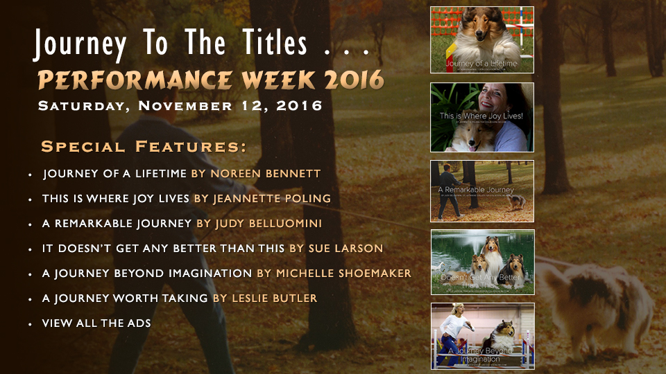 Performance Week 2016 -- Journey To The Titles