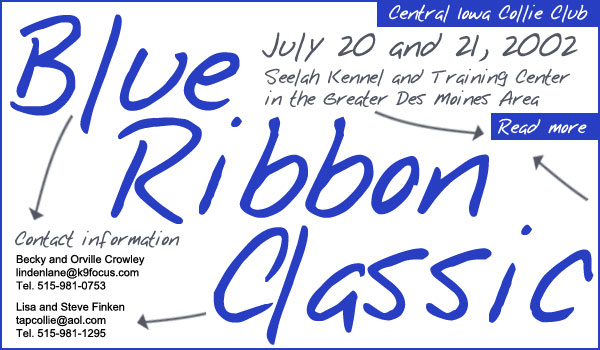 Blue Ribbon Classic -- July 20 - 21, 2002 