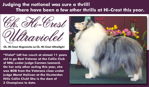 Ch. Hi-Crest Ultraviolet