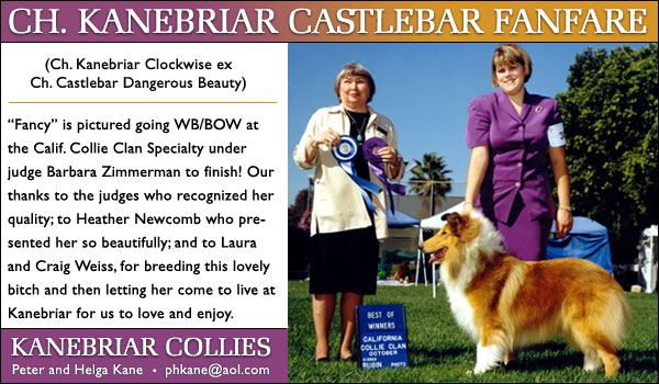 Ch. Kanebriar Castlebar Fanfare