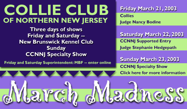 Collie Club of Northern New Jersey and Tri County Collie Breeders
