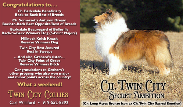 Ch. Twin City Secret Ambition