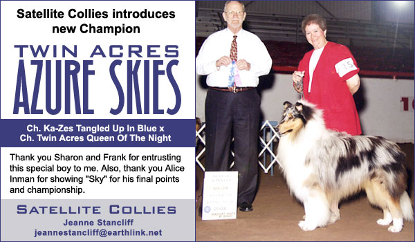 Ch. Twin Acres Azure Skies