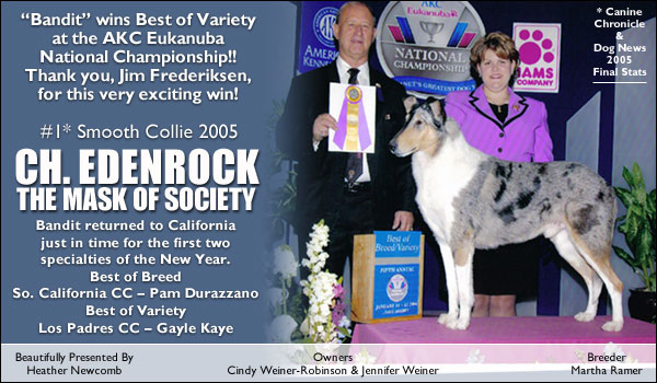 Edenrock -- Ch. Edenrock The Mask of Society