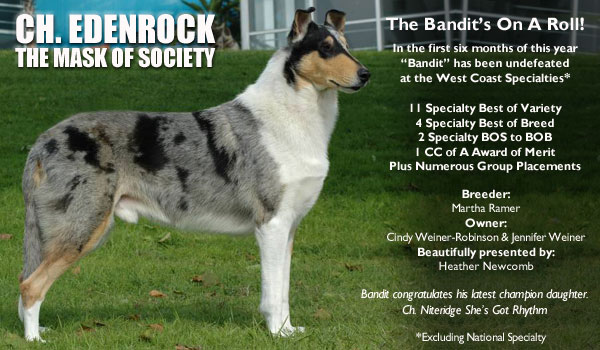 Edenrock -- Ch. Edenrock The Mask of Society