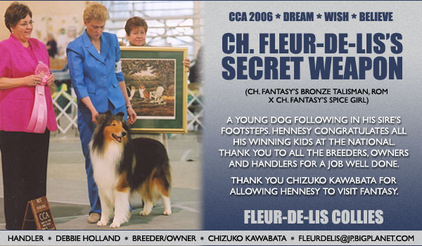 Fleur-De-Lis -- Ch. Fleur-De-Lis's Secret Weapon
