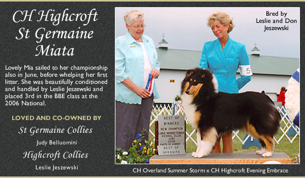 St Germaine -- CH Highcroft St Germaine Miata