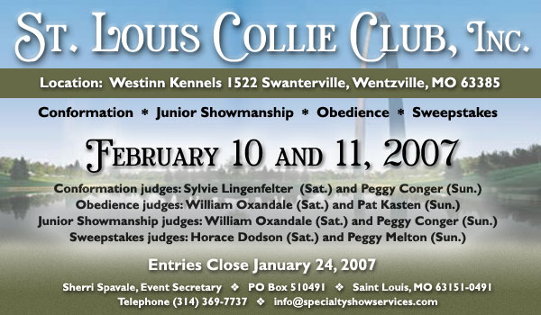 St. Louis Collie Club -- Feb, 10 and 11, 2007