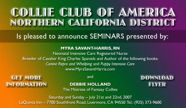 Collie Club of America Northern California District Seminars