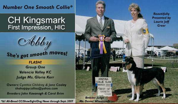 Cynthia Childrey and Jane Cooley -- CH Kingsmark First Impression, HIC