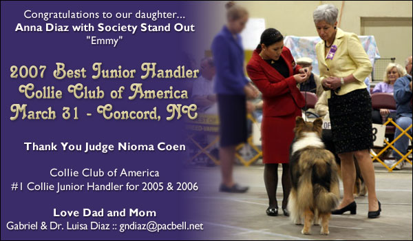 Congratulations to Anna Diaz from Gabriel and Dr. Luisa Diaz