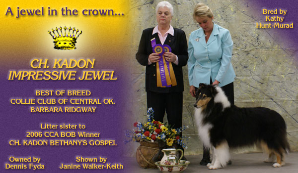 Dennis Fyda -- CH Kadon Impressive Jewel