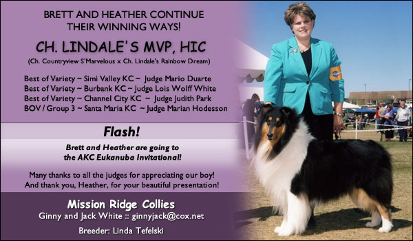 Mission Ridge -- CH Lindale's MVP, HIC