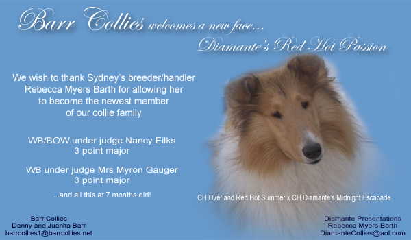 Barr / Diamante -- Diamante's Red Hot Passion