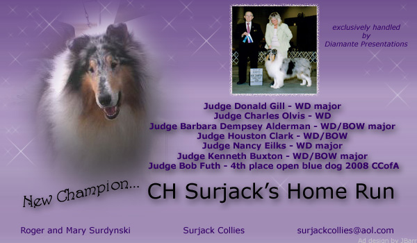 Surjack -- CH Surjack's Home Run