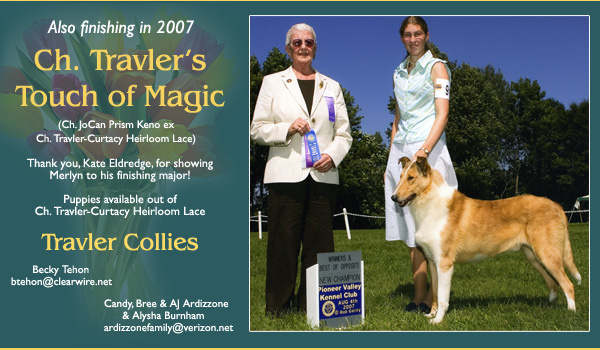 Travler -- CH Travler's Touch Of Magic