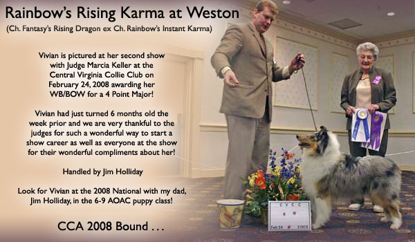 Weston/Keowee -- Rainbow's Rising Karma At Weston