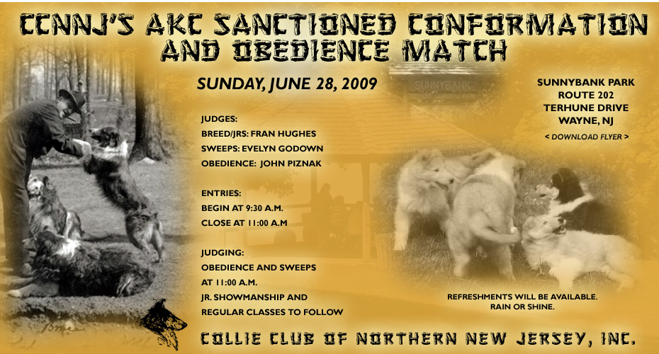 CCNNJ's AKC Sanctioned Conformation And Obedience Match