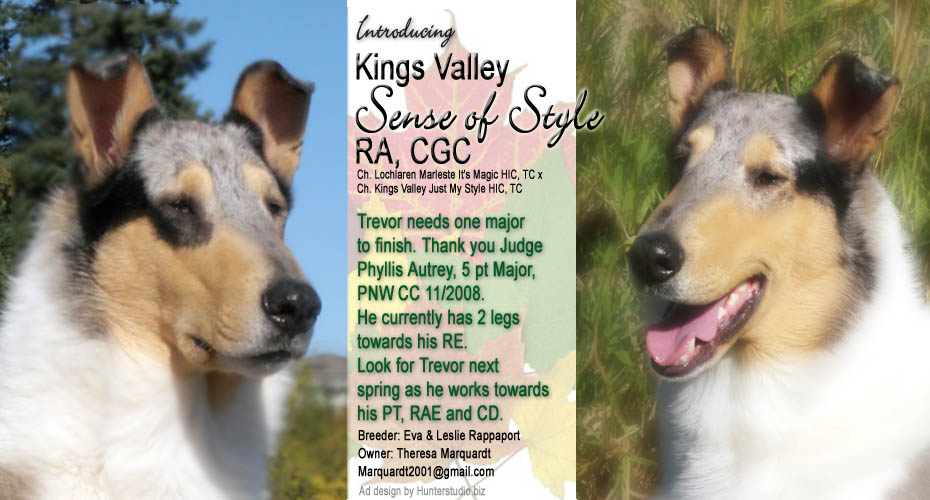 Theresa Marquardt -- Kings Valley Sense Of Style RA, CGC