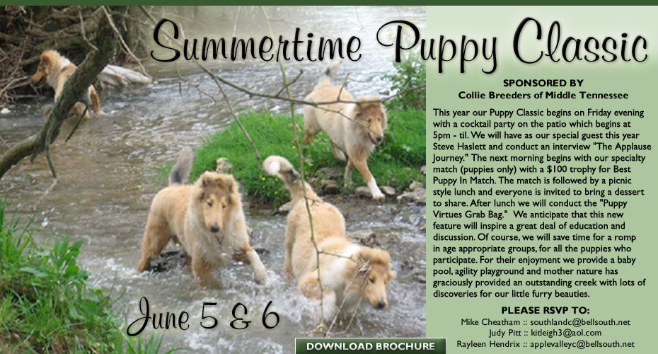 Summertime Puppy Classic -- June 5 & 6