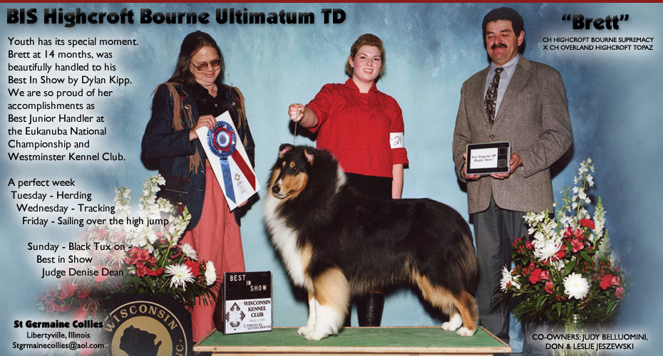 St Germaine -- CH Highcroft Bourne Ultimatum, TD