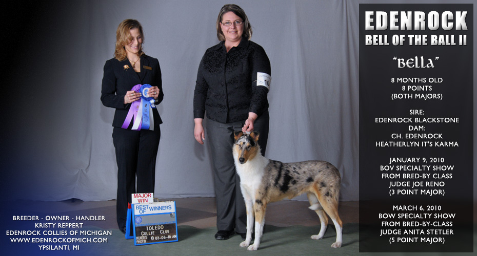 Edenrock of Michigan -- Edenrock Bell Of The Ball II