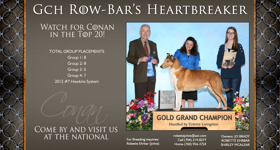Row-Bar Collies -- GCH Row-Bar's Heartbreaker