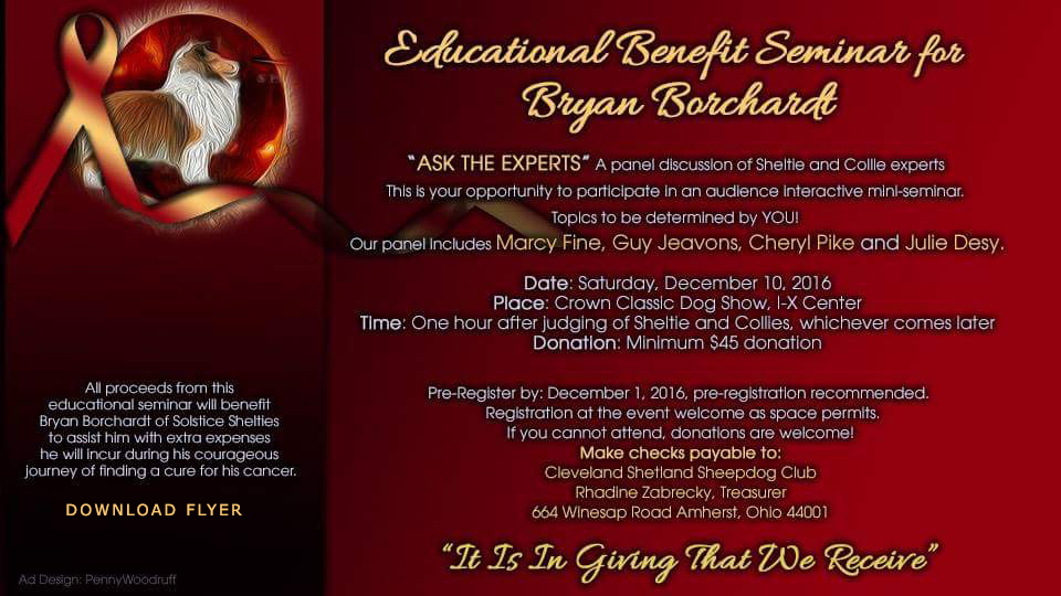 Educational Benefit Seminar for Bryan Borchardt