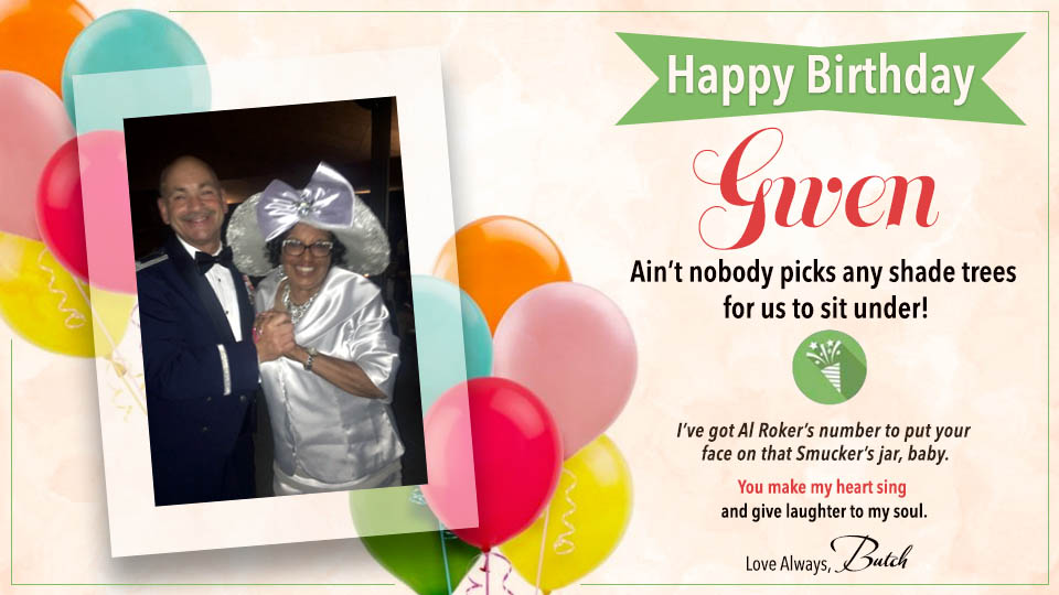 Butch Schulman -- Happy Birthday Gwen